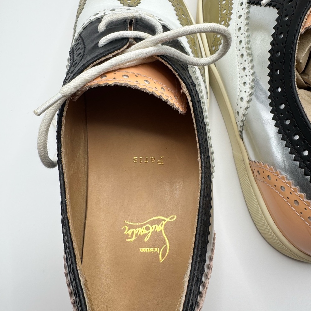 Christian Louboutin Golfito Wingtip Sneaker Multicolor US 9.5 Brogue - Picture 6 of 9
